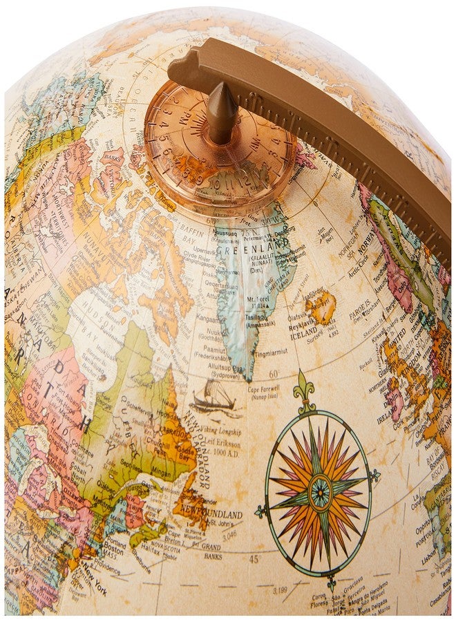 Replogle Globes Quincy Globe, Antique English, 9-Inch Diameter - Image 3